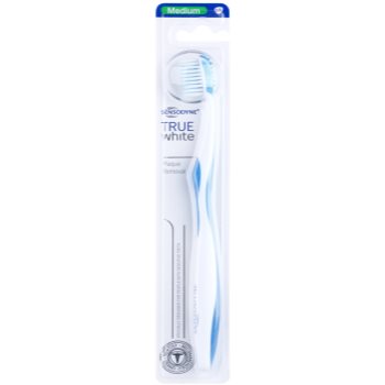 

Sensodyne True White зубна щітка середньої жорсткості Light Blue