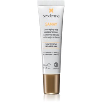 Sesderma samay anti-aging eye contour cream cremă de ochi anti-inflamatoare care reduce cercurile de umflare și întunecate