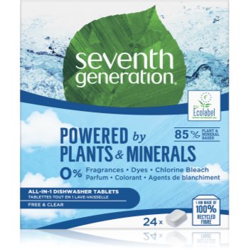 Seventh Generation Powered by Plants Dishwasher Tablets tablete pentru mașina de spălat vase