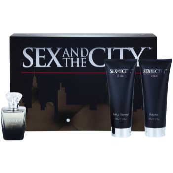 Sex and the City By Night dárková sada II. parfémovaná voda 100 ml + sprchový gel 200 ml + tělové mléko 200 ml