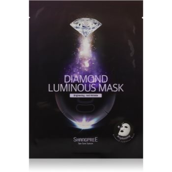 Shangpree Diamond mască textilă iluminatoare antirid