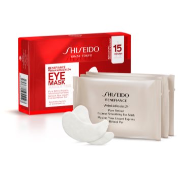 Shiseido Benefiance WrinkleResist24 Pure Retinol Express Smoothing Eye Mask masca pentru ochi cu retinol