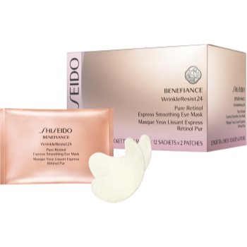 Shiseido Benefiance WrinkleResist24 Pure Retinol Express Smoothing Eye Mask masca pentru ochi cu retinol