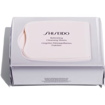 Shiseido Generic Skincare Refreshing Cleansing Sheets servetele demachiante pentru curatare profunda imagine