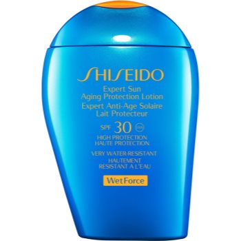 Shiseido Sun Care Expert Sun Aging Protection Lotion WetForce lotiune solara pentru fata si corp SPF 30