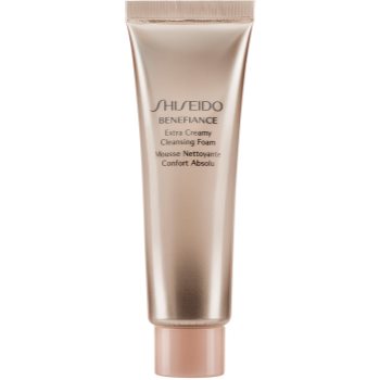 Shiseido Benefiance WrinkleResist24 Extra Creamy Cleansing Foam demachiant spumant delicat cu efect de hidratare