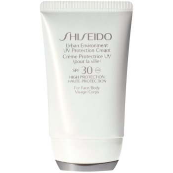 Shiseido sun care urban environment uv protection cream crema de protectie pentru fata si corp spf 30