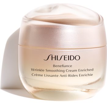 Shiseido Benefiance Wrinkle Smoothing Cream Enriched crema anti rid de zi si de noapte pentru tenul uscat poza
