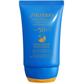 Shiseido sun care expert sun protector face cream protectie solara rezistenta la apa pentru fata spf 50+