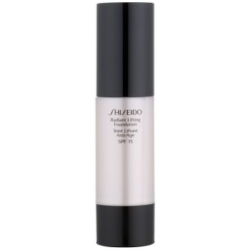 

Shiseido Base Radiant Lifting роз'яснюючий тональний крем з ліфтінговим ефектом SPF 15 відтінок B100 Very Deep Beige 30 мл