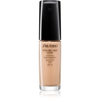 Shiseido synchro skin glow luminizing fluid foundation make-up pentru luminozitate spf 20