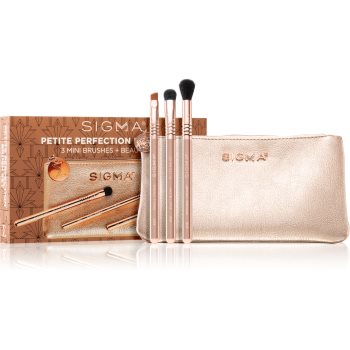 Sigma beauty rendezvous petite perfection brush set set de pensule cu geantă