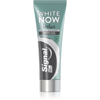 Signal white now detox charcoal pasta de dinti albire cu cărbune activ