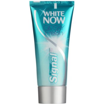 Signal white now glossy fresh pasta de dinti pentru albire cu efect imediat
