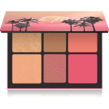 Smashbox cali highlight & blush palette paleta pentru fata multifunctionala facial