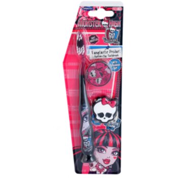 

SmileGuard Monster High зубна щітка для дітей з дорожнім ковпачком та брелком м'яка