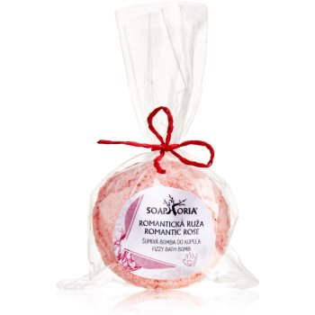 Soaphoria Romantic Rose antistress bath ballistics efect regenerator poza