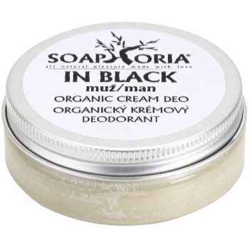 Soaphoria in black crema deo organiza pentru barbati