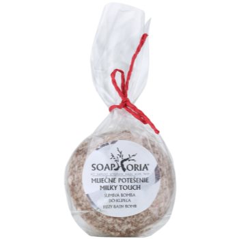 Soaphoria milky touch bombă de baie cu efect regenerator cu efect de întărire