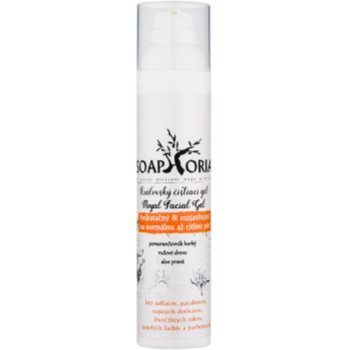 

Soaphoria Royal Facial Gel зволожуючий та освітлюючий очищуючий гель для нормальної та чутливої шкіри 100 мл