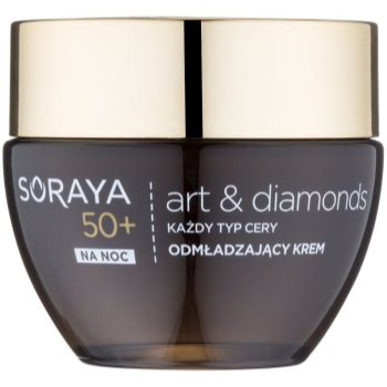 Soraya Art & Diamonds crema de noapte cu efect de intinerire cu pulbere de diamante