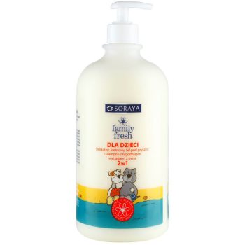 Soraya family fresh 2 in 1 gel de dus si sampon pentru copii