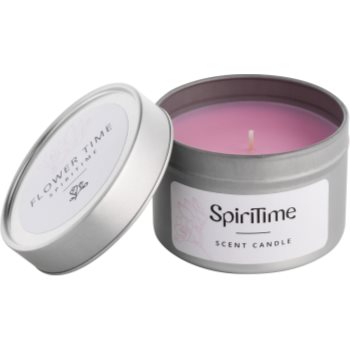 

SpiriTime Flower Time ароматизована свічка в металевій коробці