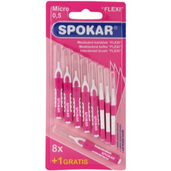 

Spokar Flexi міжзубні щіточки, 9 шт Micro 0,5 mm/2,5 mm