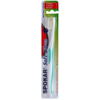 

Spokar Soft-Silver зубна щітка середньої жорсткості
