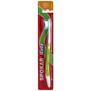 

Spokar Wave зубна щітка м'яка Green