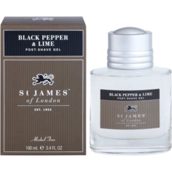 

St. James Of London Black Pepper & Persian Lime гель після гоління для чоловіків 100 мл