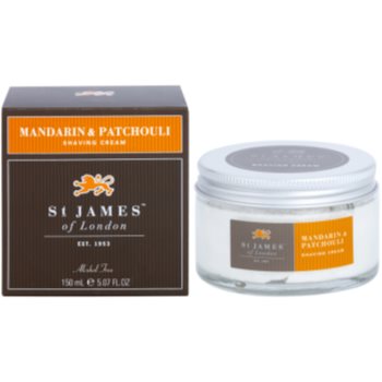 

St. James Of London Mandarin & Patchouli крем для гоління для чоловіків 150 мл