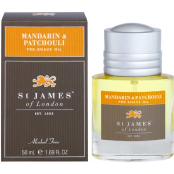 

St. James Of London Mandarin & Patchouli олійка для гоління для чоловіків 50 мл