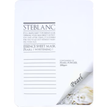 

Steblanc Essence Sheet Mask Pearl освітлююча та відбілююча маска 20 гр