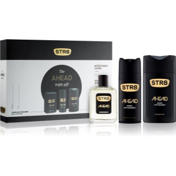 

STR8 Ahead подарунковий набір IV. Гель для душу 250 ml + Вода після гоління 50 ml + Дезодорант 150 ml