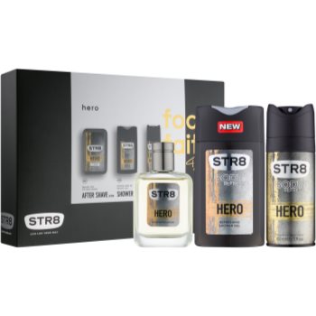 

STR8 Hero подарунковий набір І Гель для душу 250 ml + Вода після гоління 50 ml + Дезодорант 150 ml