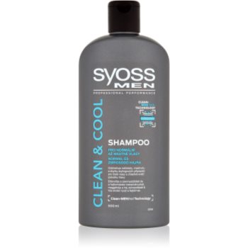 Syoss Men Clean & Cool sampon pentru par normal spre gras