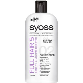 

Syoss Full Hair 5 Density & Volume кондиціонер для рідкого та слабкого волосся 500 мл
