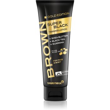 Tannymaxx brown super black gold edition crema de bronzare la solar pentru intensificarea bronzului