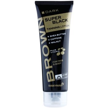 Tannymaxx brown super black dark crema de bronzare la solar