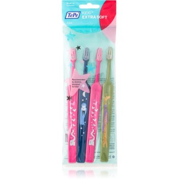 

TePe Kids дитячі зубні щітки extra soft 4шт