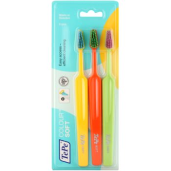 

TePe Colour Soft зубні щітки 3 шт
