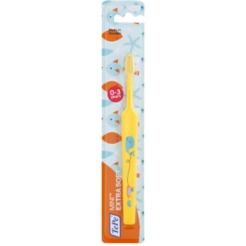 TePe Mini Illustration Periuta de dinti cu cap conic mic pentru copii foarte moale