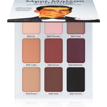 Thebalm meet matt(e) trimony paleta farduri de ochi cu oglinda mica