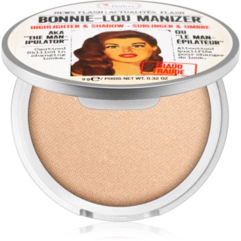 Thebalm bonnie - lou manizer corector iluminator, pudra cu efect de stralucire si fard de ochi intr-unul singur