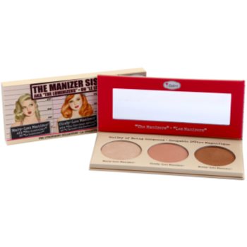 

theBalm theManizer Sisters палетка хайлайтерів 3 x 3 гр