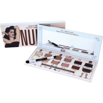 theBalm Nude Dude paleta očních stínů se štětečkem Volume 2 9,6 g