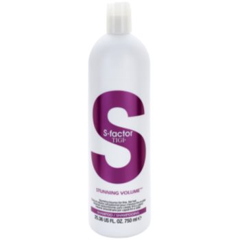 Tigi s-factor stunning volume sampon pentru par fin, moale
