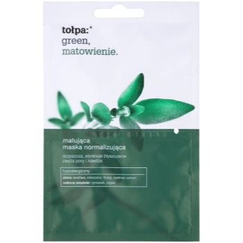 

Tołpa Green Matt нормалізуюча маска для обличчя з матуючим ефектом 2 x 6 мл