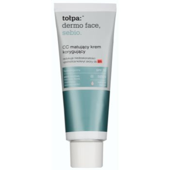 

Tołpa Dermo Face Sebio матуючий СС крем для шкіри з недоліками SPF 30 відтінок Natural Beige 40 мл